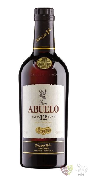 Abuelo „ Aňejo 12 aňos ” aged Panamas rum 40% vol.  0.05 l
