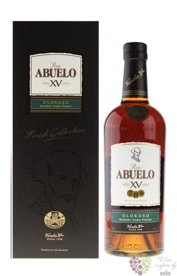 Abuelo Xv finish collection „ Oloroso sherry ” Panamas rum 40% vol.  0.70 l