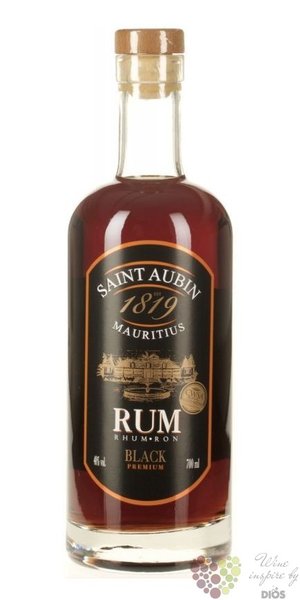 Saint Aubin „ Black Premium ” aged Mauritian rum 40% vol.   0.70 l