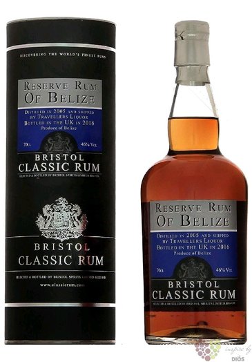 Travelers 2005 „ Bristol ” bott. 2016 unique Belize rum 46% vol.  0.70 l