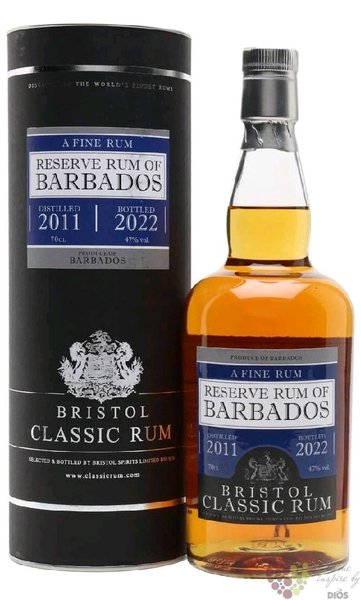 Bristol 2011 „ Foursquare Reserve of Barbados ” bot.2022 Barbados rum 47% vol.  0.70 l