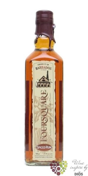 Foursquare „ Spiced ” flavored rum of Barbados 37.5% vol. 0.70 l