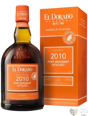 el Dorado 2010  Port Mourant &amp; Uitvlugt  Rare collection Guyana rum 51% vol.  0.70 l