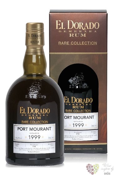 el Dorado Rare collection 1999 „ Port Mourant ” unique rum of Guyana by Demerara 61.4% vol.0.70 l