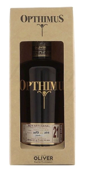 Opthimus 2020 „ Magna Cum Laude ” aged 21 years Dominican rum 38% vol.  0.70 l