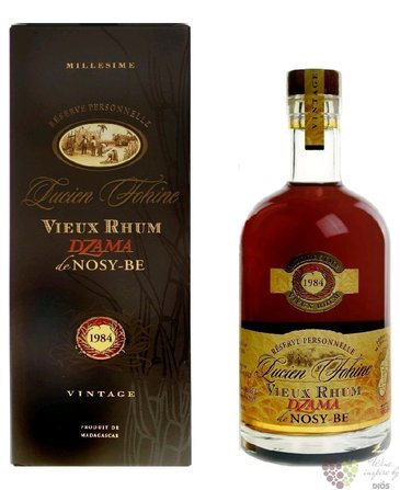 Dzama prestige   Lucien Fohine Nosy Be 1984  millesime Madagaskar rum 40% vol.   0.70 l