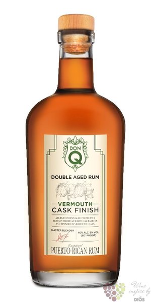 Don Q  Double Wood Vermouth cask  Puerto Rican rum 40% vol.  0.70 l