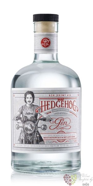 Ron de Jeremy „ Hedgehog ” premium Dutch gin 43% vol.  0.70 l