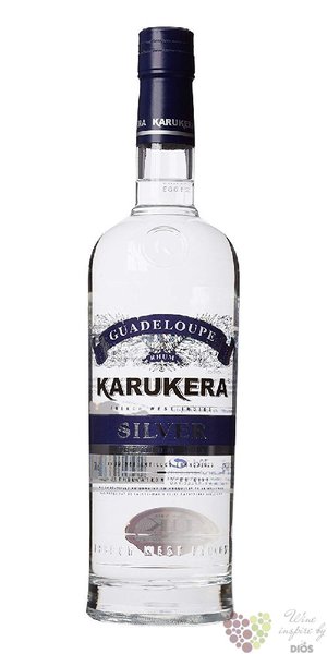 Karukera agricole blanc „ Silver ” white rum of Guadeloupe 50% vol.  0.70 l