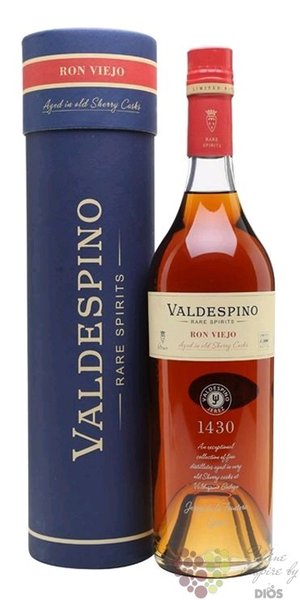 Valdespino „ Very Old  ” Legend of Cuban rum 43% vol.  0.70 l