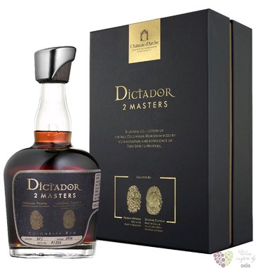 Dictador 2 Masters 1979  Chateau dArche Sauternes  unique Colombian rum 41% vol.  0.70 l