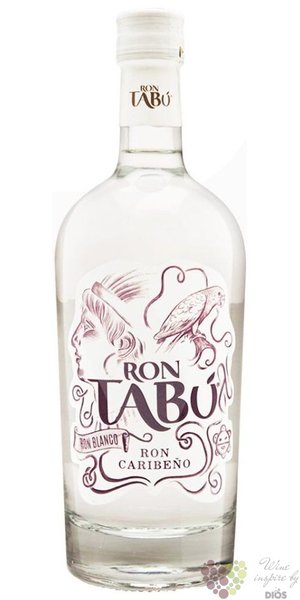 Tabú „ Caribeňo blanco ” white rum of Dominican republic 37.5% vol.  0.70 l