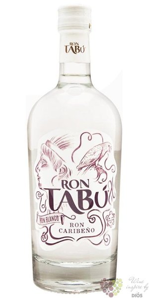 Tab  Caribeo blanco  white rum of Dominican republic 37.5% vol.  0.70 l