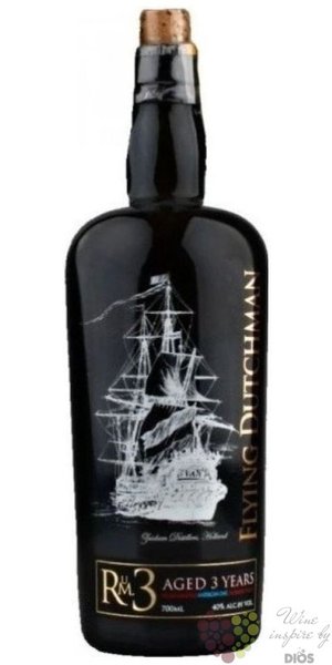 Flying Dutchman „ Dark no.3 ” triple distilled Copper pott stil Dutch rum Zuidam  40% vol.  0.70 l
