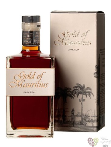 Gold of Mauritius „ Dark ” aged Mauritian rum 40% vol.  0.70 l