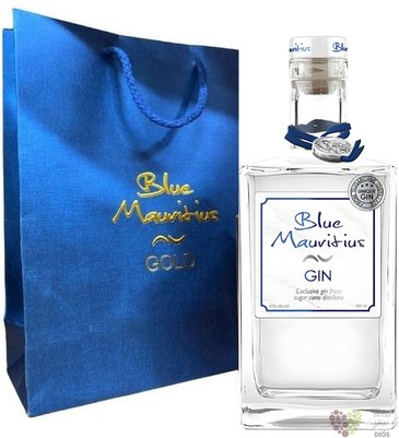 Blue Mauritius  Gold  Mauritian sugar cane Gin 40% vol. 0.70 l