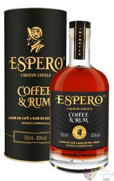Espero „ Coffee &amp; rum ” flavored Dominican rum 34% vol.  0.70 l