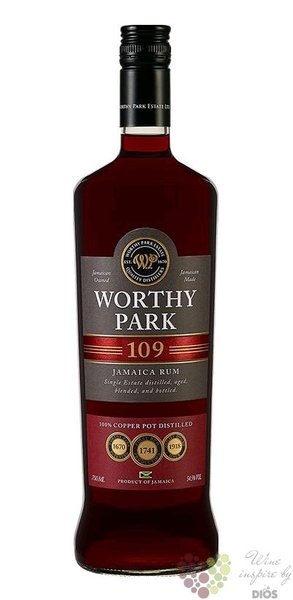 Worthy Park „ Rum bar Barrel 109 ” aged Jamaican rum 54.4% vol.  1.00 l