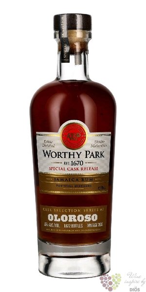 Worthy Park Cask Series „ Oloroso 2013 ” Jamaican rum 55% vol.  0.70 l