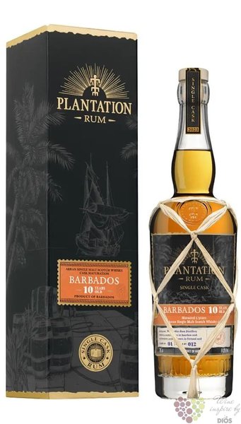 Plantation Single cask 2023  Arran whisky cask 10y  Barbados rum 51% vol.  0.70 l