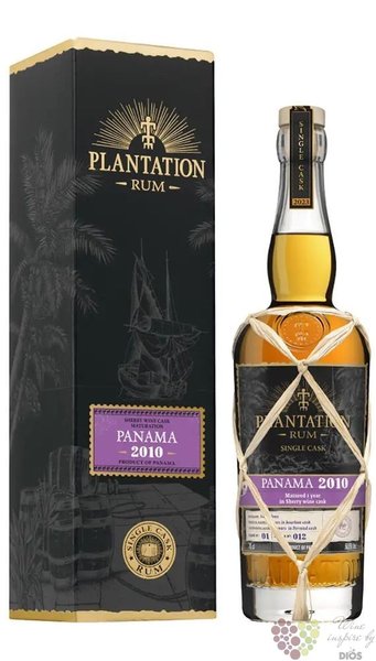 Plantation Single cask 2023 „ Panama 2010 ” aged Panamas rum  50.2% vol.  0.70 l