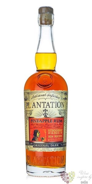 Plantation „ Pineaple Stiggins fancy ” flavored Barbados rum 40% vol.  0.70 l