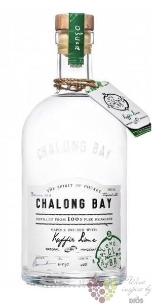 Chalong bay „ Kaffir limo ” Thailand rum of Phuket 40% vol.  0.70 l