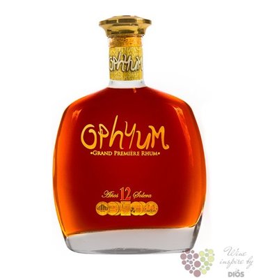 Oliver &amp; Oliver „ Ophyum 12 aňos ” Dominican rum 40% vol.  0.70 l