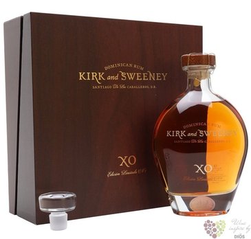 Kirk &amp; Sweeney „ XO ” Dominican rum 35 Maple Street spirits 65.5% vol.  0.70 l