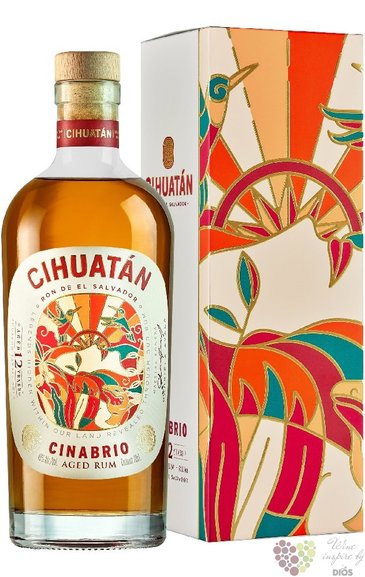 Cihuatn  Cinabrio  aged 12 years el Salvador rum 40% vol.  0.70 l