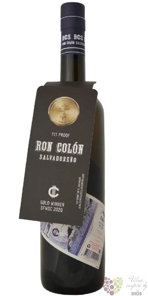 Coln Salvadoreno  Dark 101 High Proof  gift set aged el Salvador rum 55.5% vol.  0.70 l