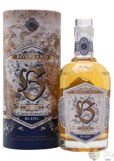 Bonpland „ VSOP Blanc Bernhard Huber cask ” gif tin aged caribbean rum 40% vol.  0.50 l