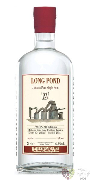 Habitation Velier  Long Pond STCE 2018  unique Jamaican rum 62.5% vol.  0.70 l