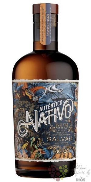 Autentico Nativo „ Salvaje ” Panamas rum 40% vol. 0.70 l
