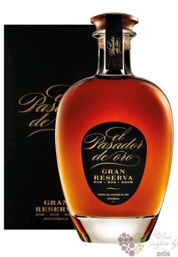 el Pasador de Oro  Gran Reserva  aged Guatemalan rum 40% vol. 0.70 l