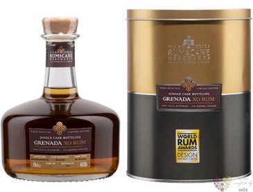 West Indies R&amp;C merchants Single cask  XO Grenada  unique rum 46% vol.  0.70 l