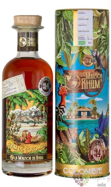 Hacienda Coloma 2008  la Maison du Rhum IV. aged Colombian rum 48% vol.  0.70 l