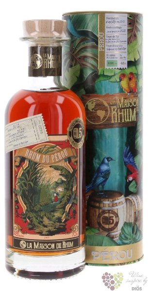Millonario 2012 „ la Maison du Rhum V. ” aged Peruan rum 48% vol.  0.70 l