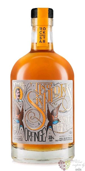 RockStar Two Swallows  Orange &amp; Ginger  spiced Guyanan rum 38% vol.  0.50 l