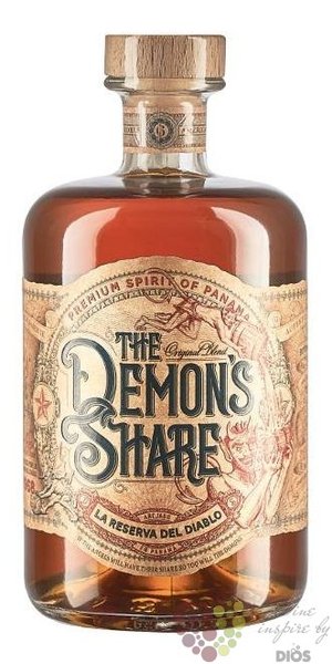 the Demons Share „ la Reserva Del Diablo ” Panamas rum 40% vol.  0.70 l