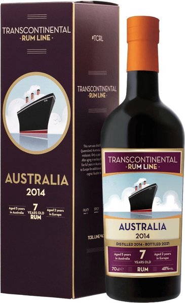 Transcontinental Rum Line 2014 Australia 48% vol.  0.70 l