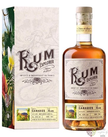 Explorer Chateau du Breuil „ Aldea dist. ” aged Canary island rum 43% vol.  0.70 l