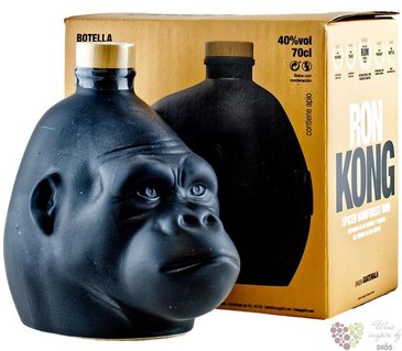 Kong b.2  Black  Spiced Rainforest Guatemala rum 40% vol.  0.70 l