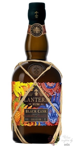 Rum Planteray  Black cask  Barbados &amp; Paraguay rum 40% vol.  0.70 l