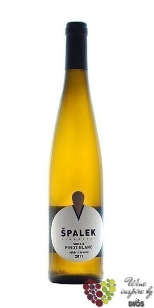 Rulandské bílé 2009 výběr z hroznů vinařství Špalek  0.75 l
