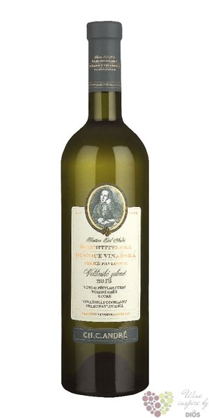 Veltlínské zelené „ Ch.C.André ” 2024 pozdní sběr Šlechtitelka  0.75 l