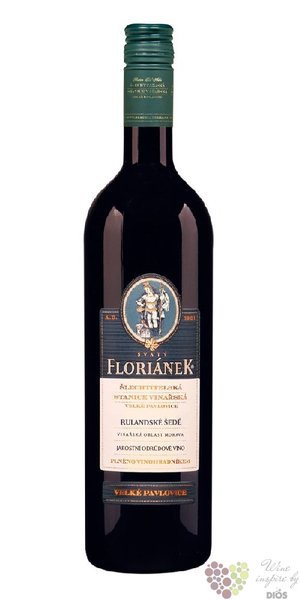 Rulandské šedé „ Svatý Floriánek ” jakostní víno odrůdové Šlechtitelka  0.75 l