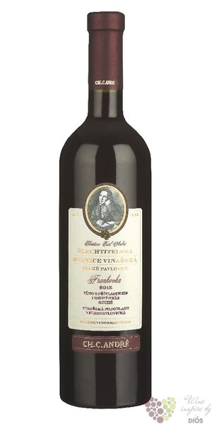 Frankovka „ Ch.C. André ” 2017 výběr z hroznů Šlechtitelka  0.75 l