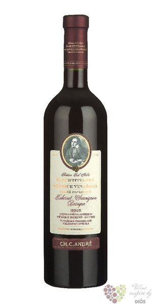 Cabernet Sauvignon barrique „ Ch.C. André ” 2015 výběr z hroznů Šlechtitelka  0.75 l