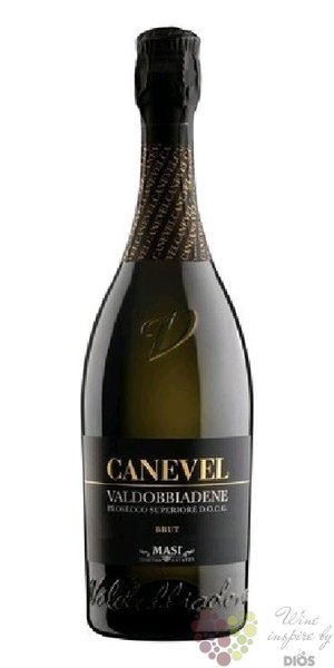 Prosecco Valdobbiadene Superiore  Black Label  Docg brut Canevel  0.75 l